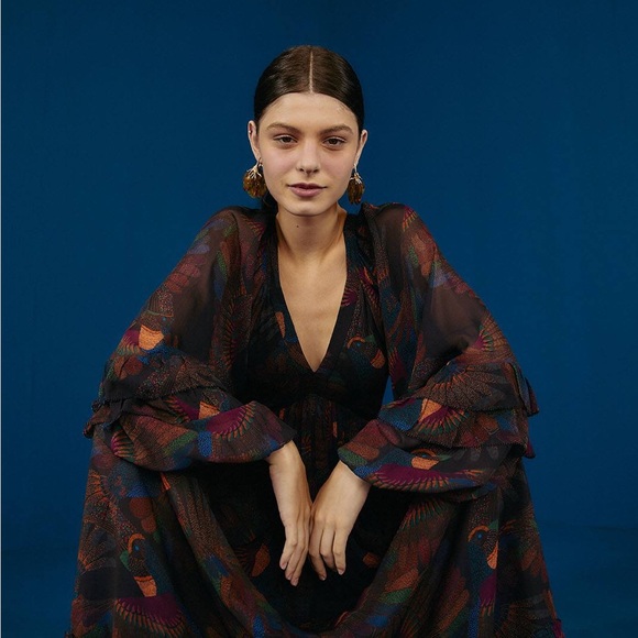 FARM RIO XL Borogodo Toucan Gown dress maxi - Picture 6 of 17